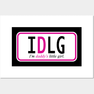 I'm daddy's little girl Posters and Art